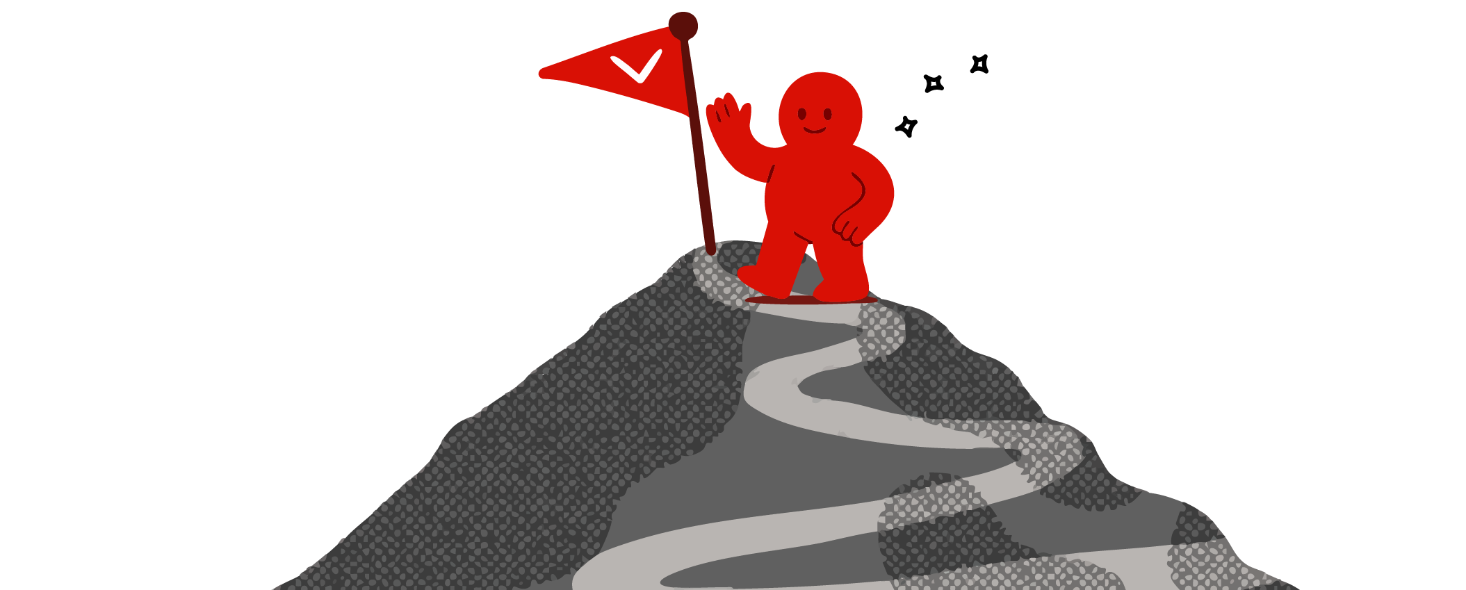 Character reaching goal